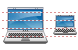 Notebook computer icon