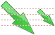 Downward pointer
